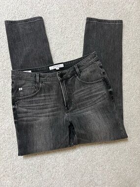 Miss Sixty Women's Straight Leg Jeans in Charcoal Black